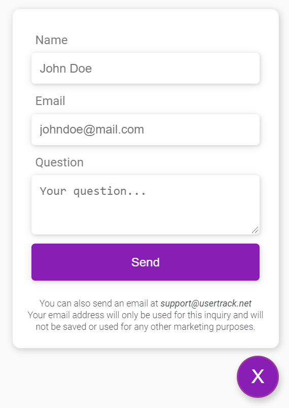Self hosted contact form